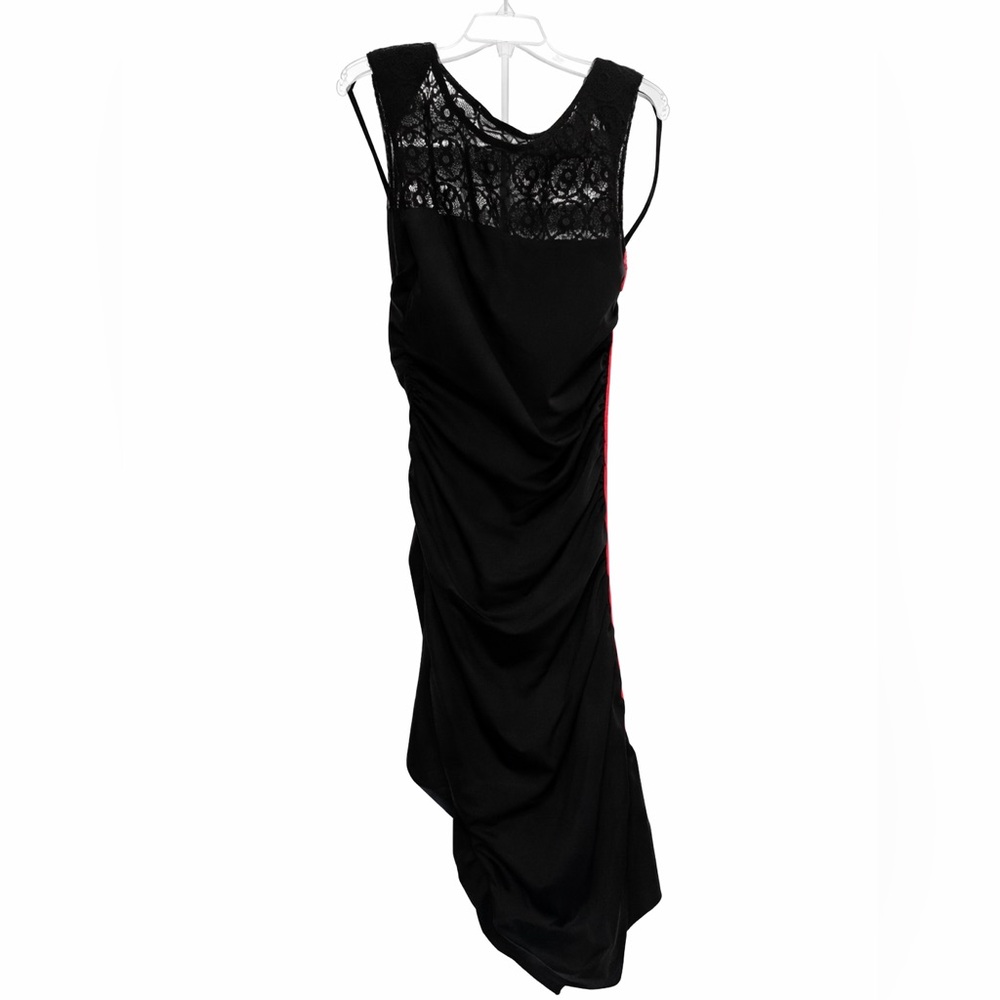 RACHEL Rachel Roy Black Dress with Lace Detail